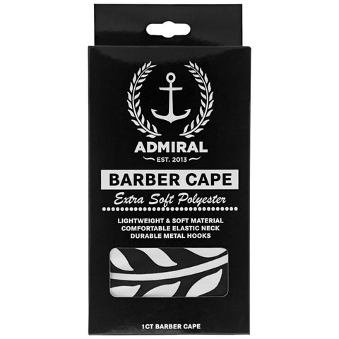 Admiral Pomade Barber Cape- Box Front